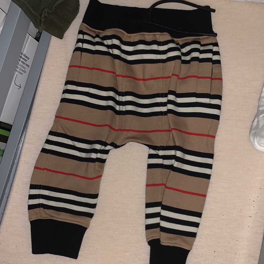 Toddler burberry joggers